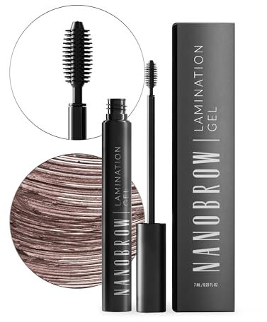 Gel Per Sopracciglia Nanobrow Lamination Gel - gel per lo styling delle sopracciglia, acconcia e riempie le sopracciglia (Brown)