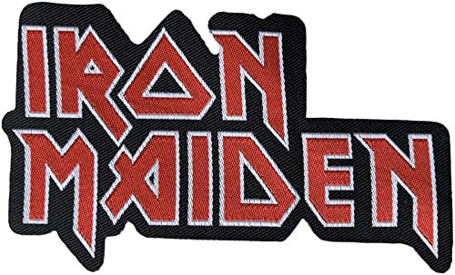 value-merch Iron Maiden Patch, 1 Stück, Schwarz, Heavy Metal, Band, Polyester, sew-on