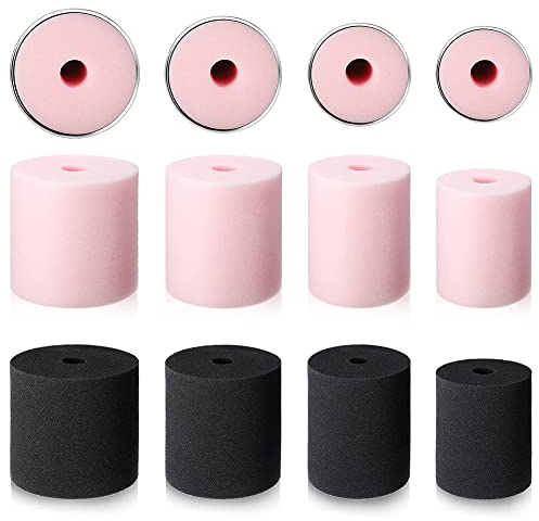 Hundnsney 4 Sizes 8 Pieces Cup Turner Foam Tumbler Inserts for 1/2 Inch PVC Pipe Tumbler Inserts for 10 Oz to 40Oz All Tumblers