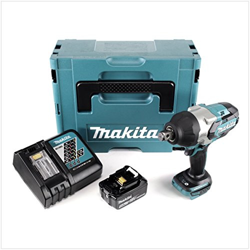 Makita DTW 1001 RT1J Akku Schlagschrauber 18V 3/4' 1050Nm Brushless + 1x Akku 5,0Ah + Ladegerät + Makpac