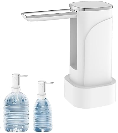Botella Agua | Dispensador Agua eléctrico Plegable - Agua con Pantalla Digital, dispensador Jarra Agua portátil y Duradero para el hogar, Garaje, Taller