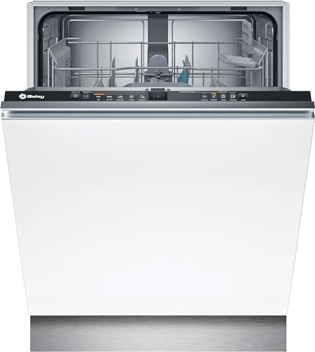 Balay Lavavajillas Integrable, 60 cm, Motor ExtraSilencio, Programa Automático, Gris, 3VF5012NP