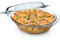 KADAX Auflaufform aus hitzebeständigem Glas, feuerfestes Gefäß, Glasbräter mit Deckel und Griffe, Geschirr zum Braten, Backofen, Elektroherd, für Lasagne, Fleisch, transparent (oval 4,4L)