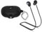 HXFRTYU Compatible with Anker Soundcore Space A40 Case Cover, Silicone Shockproof Protective Case with Carabiner, Anti-Lost Strap Sports Lanyard (Black)