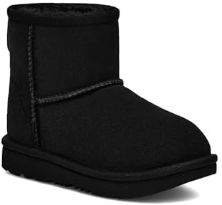 UGG Unisex Kinder Classic Mini Ii Mode-Stiefel, Schwarz, 22 EU