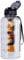 Belle Vous Fruit Infuser Water Bottle with Flip Lid & Straw - 2L (68oz) BPA-Free Drinks Bottle with Motivation Time Markers - Leakproof Sports Bottle