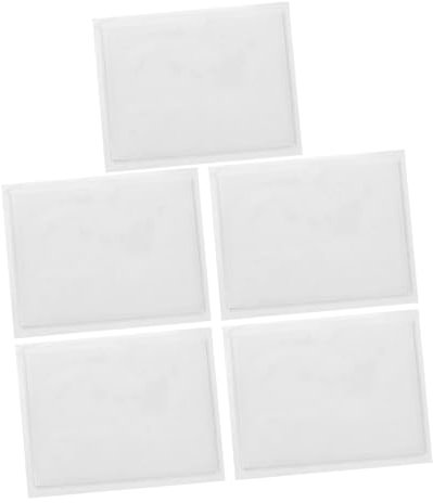 Gogogmee Selbstklebende Karteikartentaschen Visitenkartenhalter Kunststoffetiketten Wiederverwendbar
