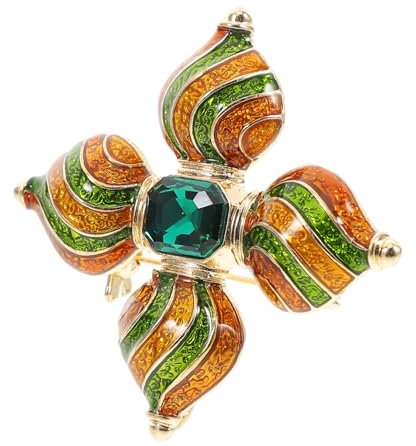 TOGEVAL 1 Pc boutonnière en alliage broche de tempérament badges à épingles broche ancienne broches femme accessoires de déguisements épingle à nourrice accessoires bijoux femme Green