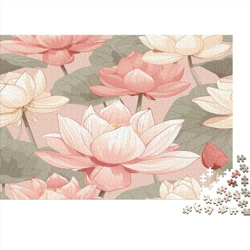 Lotus Puzzle 1000 Teile Erwachsene, Puzzlespiel Jigsaw Puzzles Erwachsenen Puzzlespiel Puzzel 1000pcs (75x50cm)