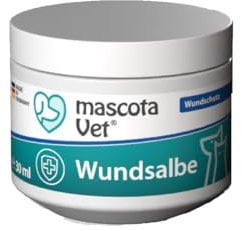 mascota Vet - Wundsalbe – Natürliche Unterstützung der Wundheilung, mit Insektenfett, Bienenwachs & Hyaluron, entzündungshemmend & antibakteriell, für Hunde, Katzen, Pferde & Kleintiere