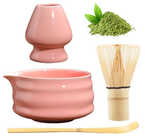 Matcha Kit, Fouet à Matcha Kit, Kit de cérémonie à matcha pour cérémonie avec bec verseur, ensemble de fouet à matcha, kit de préparation de thé Matcha, Bol à Matcha Kit cadeau pour vos proches