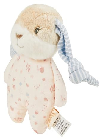 Sterntaler Kuscheltier S Hase Hanni - kleines Plüschtier aus weichem Stoff - Baby Spielzeug ab Geburt - treuer Begleiter mit Rassel zum Entdecken, Kuscheln & Spielen, quarzrosa, 16 cm