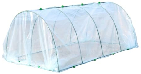 Gadpiparty Copertura in Plastica per Serra da Esterno per Piante con Staffa e Resistente alla Neve per Favorire la Crescita di Fiori e Piante Sani