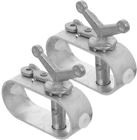 COHEALI Tendeur de Câble en Acier A3 Résistant 2 Pièces, Outil de Serrage pour Filin Acier, Serrage-câble Polyvalent pour Treuil de Bâches et Tension des Vignes, Jardin et Piscine