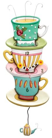 Allen Designs Spot Of Tea Clock