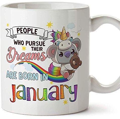 MUGFFINS Tazza Compleanno Koala gennaio (in inglese)