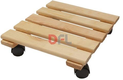 PEBSHOP PEDANA SOTTOVASO in Legno CM. 30 X 30 (Colore Naturale)