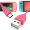 HEATFUN USB C Charger for Nintendo Switch, Fast Charging Cable for Nintendo Switch, MacBook, Pixel C, LG Nexus 5X G5, Nexus 6P/P9 Plus, One Plus 2, Sony XZ and More - Pink (4.92ft)