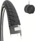 Neumático 26 x 1,75 + Cámara de aire neumático 47-559 Slik negro goma, Cubiertas Antipinchazos para Bicicleta de Ciudad