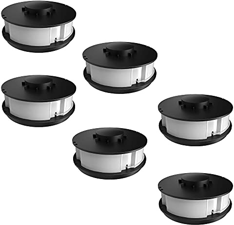 Ersatz Fadenspule Trimmerspule Mähfaden FixedByU Spule passend für ALDI Gardenline King Craft Top Craft Einhell Rasentrimmermodelle 6x Spulen