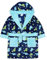 Metzuyan Boys Dinosaur Dressing Gown Robe Soft Plush Fleece Hooded Dino Fluffy Pockets 2-3 Years