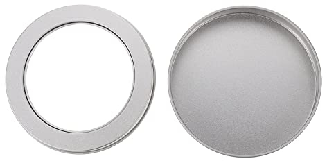 1stk Blechbüchse Keksbehälter Mit Deckel Süßigkeiten-aufbewahrungsdose Leere Blechdosen Aus Metall Metallbehälter Mit Deckel Runde Blechdosen Keksdose Weißblech Aluminium Kerze