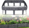 XMTECH Anthrazit Rasenkante in Steinoptik, 7,5 m Beetumrandung Mähkante Randsteine aus Kunststoff, Beeteinfassung Gartenzaun, 1 Element (L x H): 25x 23cm - 30 Stück