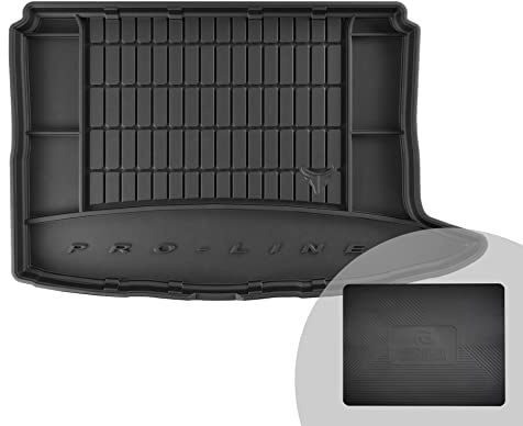 FROGUM ProLine 3D Gummimatte Exklusive Auto Kofferraummatte Kofferraumwanne für Citroën C4 I 2004-2010 | Bequemer Organiser | Die höchsten Kanten