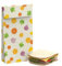 Nuts Bienenwachs Lunch Bag 18 x 26cm | Sandwich und Snackbeutel | Bienenwachstuch | nachhaltig Lebensmittel verpacken und mitnehmen