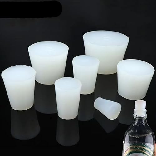 Silicone Soft Plug Conical Plug Shielding Protection Seal High Temperature Acid Alkali Resistant Rubber Plug Brew Wine Stoppers-68x55x38mm,2Pcs