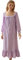 Nanxson Chemise De Nuit Victorienne en Coton pour Femme - Style Princesse Vintage à Manches Courtes/Longues (S, Manches Longues Violet)