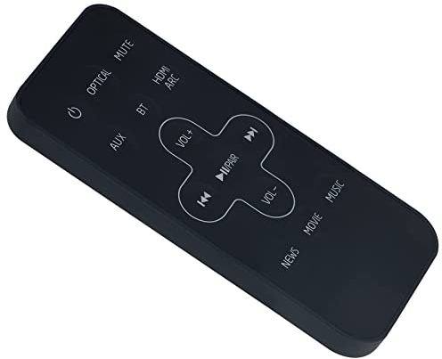 VINABTY Nouveau TS5010 Télécommande de Remplacement STV122 Télécommande pour TCL Alto 5+ TS5010 2.1 Channel Home Theater Sound Bar Remote Controller