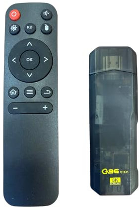 TV Stick Box 4K Android WiFi 2.4/5G Quad Core Media Player APP Store Intrattenimento Streaming su TV con Telecomando Ultra Slim