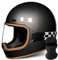 Vintage-Integral-Motorradhelm, DOT/ECE-Geprüft, Moto-Scooter, Retro-Klassiker, Crash-Racing, Rallye-Touring-Motorradhelm, Integralhelme Für Roller D,L57-58CM