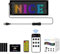 Flexibler LED Anzeigetafel, LED Laufschrift Programmierbar mit Bluetooth-App-Steuerung, USB Betriebene, für Auto, LKW, Geschäft, Bar, Graffiti, Text, Animation Anzeig, Werbung,17.3x7cm (S)