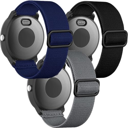 OTOPO Bracelet élastique pour Garmin Venu/Sq/Sq 2/Forerunner Forerunner 165/55/645/245 Music - Bracelet de sport en nylon de 20 mm pour Garmin Vivomove HR/Sport, Vivoactive 5/Vivoactive 3 Music