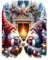 Wenfdrtr Paint by Numbers for Adults Gnome- Gnomes Painting by Numbers, DIY Adult Paint by Number Canvas Kits for Christmas Home Wall Decor(12x16 Inch)