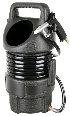 TC TECHNIC Sandstrahlpistole mit Sandbehälter 10 l und Schlauch (4,5 m), Anschluss 1/4, Keramikdüse Ø 5 mm, Arbeitsdruck 4-6,5 bar