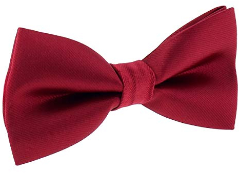 SHIPITNOW Noeud Papillon Bordeaux (Lie de vin) - 30 coloris - Noeud Papillon Homme Mariage, Soirée - Tissu Satin Couleur unie - Prénoué, Adulte