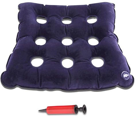 Cuscino Antidecubito,Cuscino Antidecubito per Sedia a Rotelle,Cuscino Gonfiabile per Sedile,Cuscino Gonfiabile Dell'aria, 39×39cm Cuscino Antidecubito per Sedia a Rotelle Cuscino Gonfiabile