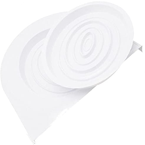 Bontannd Cat Toilet Training Seat - Litter Tray Kit for All Ages Cats - With Catnip & Step by Step Guide - White - Unisex - Plastic, L