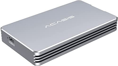 Thunderbolt Boîtier SSD USB4.0 M.2 NVME (40 Gbit/s) - Adaptateur PCI-E M-Key Pour Solid State Drive Externe - Compatible Avec Thunderbolt 3/4, USB3.2/3.1/3.0/Type-C
