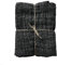 JOWOLLINA Handtuch Badetuch Saunatuch 100% Leinen Stonewashed Waffelpique Melange (Shade of Night, 70 x 140 cm)