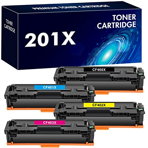 201X 201A Kompatibel für HP 201X M277dw Toner Color Laserjet pro MFP M277n M252dw M274n M252n M277c6 M277 M252 M274 CF400X CF400A CF401X CF402X CF403X