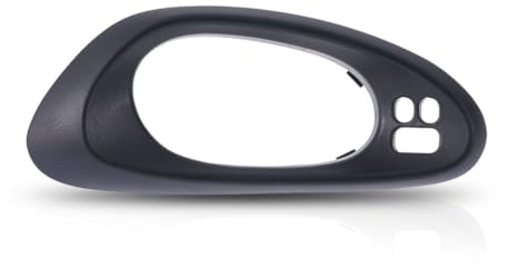 For Chevy Trailblazer Door Handle Trim 2002 03 04 05 06 07 08 2009 Driver Side | Front | Inside | Textured Black | Bezel Only | w/Hole | w/Convenience Package | 15214503