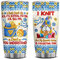 4LIEUBASMI Knitting Gnomes Stainless Steel Coffee 20oz Tumbler Funny Gifts Ideas Christmas Birthday Knitting Gifts For Women Knitters Love Knitting Cute Yarn Collector Travel Mugs Knit Coffee Mug