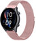 Tobfit Bracelet de rechange pour GTR 4, GTR 3, GTR 3 Pro pour homme et femme, 22 mm, en acier inoxydable, compatible avec GTR 2, GTR 2e, GTR 47 mm, Stratos 3 (rose)