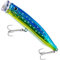 THKFISH Popper Lures Salzwasser Thunfisch Popper Topwater Angelköder zum Surfen Angeln Barsch mit 3D-Augen für GT Thunfisch große Fische 15 cm BLU-GRN-1PC