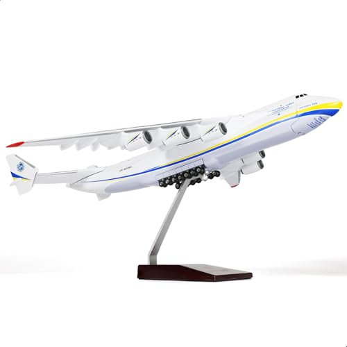 QIYUMOKE 1:200 Antonov An-225 Mriya Aereo Modello Ucraina Dipinto Mriya Transporter Militare Display Modello Aereo per Collezione