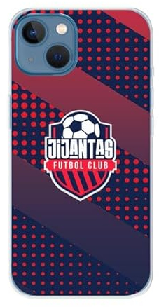 iPhone 14 Hülle Offizielle Queens League Jijantas Transparent Silikon [Flexibel, Halbhart und Ultra-Resistant] [Fallschutz]
